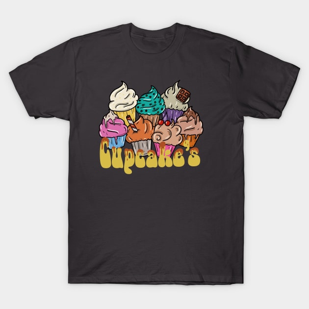 The Cupcake family T-Shirt by RiyanRizqi